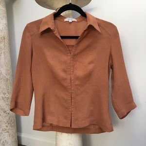 BEST brand terracotta blouse